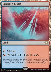 Cascade Bluffs - Edge of Eternities Commander Decks