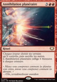 Annihilation plantaire - Edge of Eternities Commander Decks