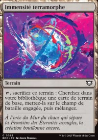 Immensit terramorphe - Edge of Eternities Commander Decks