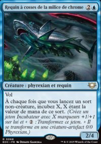 Requin  cosses de la milice de chrome - Edge of Eternities Commander Decks