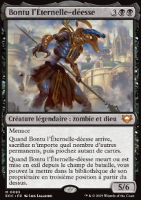 Bontu l'ternelle-desse - Edge of Eternities Commander Decks