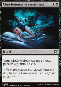 Chuchotements nocturnes - Edge of Eternities Commander Decks