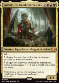 Korvold, roi maudit par les fs - Edge of Eternities Commander Decks
