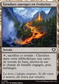tendues sauvages en volution - Edge of Eternities Commander Decks