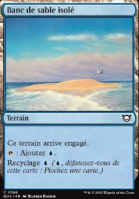 Banc de sable isol - Edge of Eternities Commander Decks