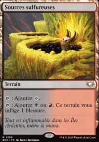 Sources sulfureuses - Edge of Eternities Commander Decks