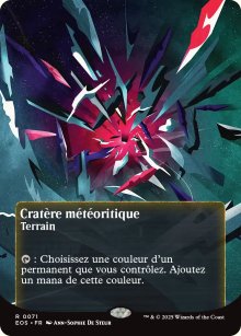 Cratre mtoritique - Edge of Eternities - Stellar Sights