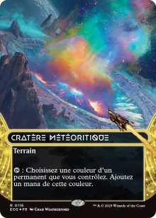 Cratre mtoritique - Edge of Eternities - Stellar Sights