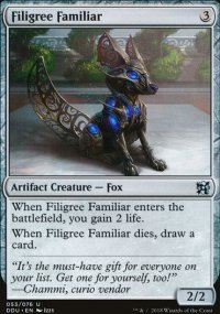 Filigree Familiar - Elves vs. Inventors