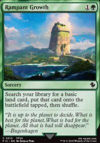 Rampant Growth - Final Fantasy Commander Decks