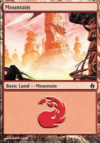 Mountain 1 - Premium Deck Series: Fire and Lightning