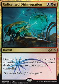 Unlicensed Disintegration - FNM Promos