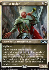 Militia Bugler - FNM Promos