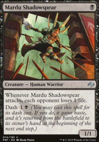 Mardu Shadowspear - Fate Reforged