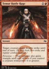 Temur Battle Rage - Fate Reforged