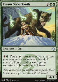 Temur Sabertooth - Fate Reforged