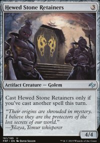 Hewed Stone Retainers - 