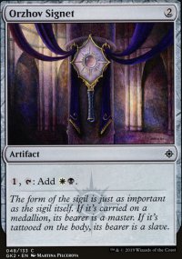 Orzhov Signet - Ravnica Allegiance - Guild Kits