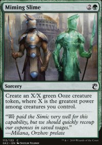 Miming Slime - Ravnica Allegiance - Guild Kits