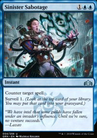 Sinister Sabotage - Guilds of Ravnica