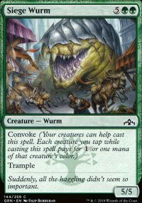 Siege Wurm - Guilds of Ravnica