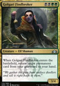 Golgari Findbroker - Guilds of Ravnica