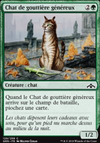 Chat de gouttire gnreux - 