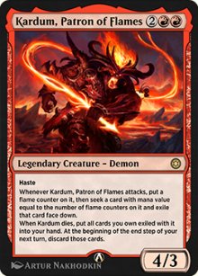 Kardum, Patron of Flames - 