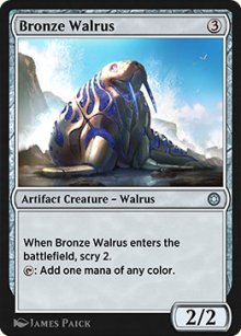 Bronze Walrus - 