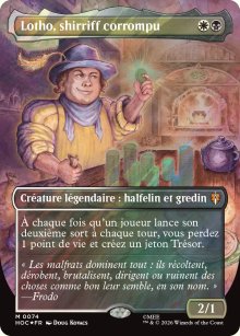 Lotho, shirriff corrompu - The Hobbit Commander Decks
