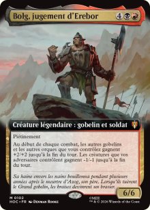 Bolg, jugement d'Erebor - The Hobbit Commander Decks