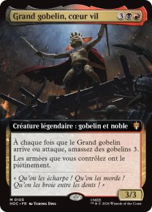 Grand gobelin, c�ur vil - The Hobbit Commander Decks