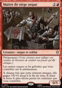 Ma�tre de si�ge orque - The Hobbit Commander Decks