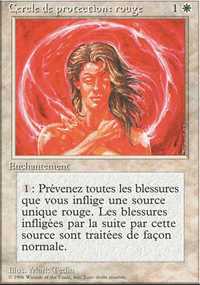 Cercle de protection : rouge - 