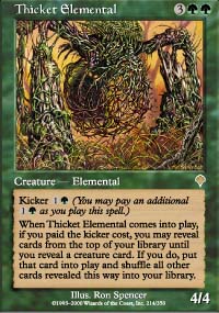 Thicket Elemental - Invasion