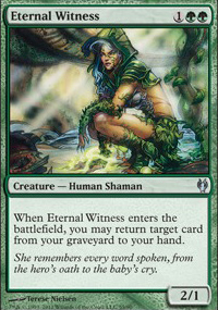 Eternal Witness - Izzet vs. Golgari