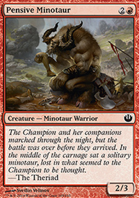 Pensive Minotaur - 