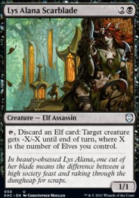 Lys Alana Scarblade - Kaldheim Commander Decks