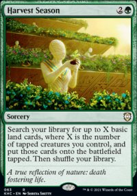 Harvest Season - Kaldheim Commander Decks