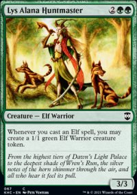 Lys Alana Huntmaster - Kaldheim Commander Decks