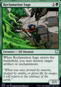 Reclamation Sage - Kaldheim Commander Decks