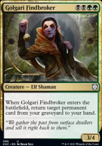 Golgari Findbroker - Kaldheim Commander Decks