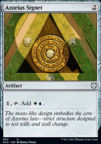 Azorius Signet - Kaldheim Commander Decks