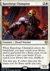 Runeforge Champion 1 - Kaldheim