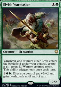 Elvish Warmaster 1 - Kaldheim