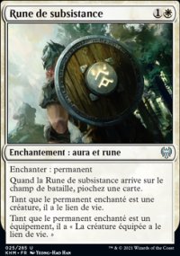 Rune de subsistance - 