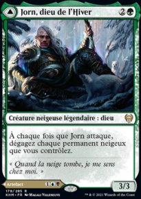 Jorn, dieu de l'Hiver<br>Kaldring, le bton de givre