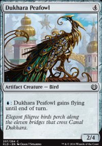 Dukhara Peafowl - Kaladesh