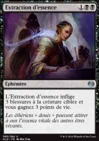 Extraction d'essence - 