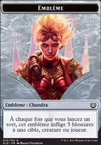 Emblme Chandra, torche de la dfiance - 